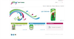 Desktop Screenshot of godrejbatteries.com